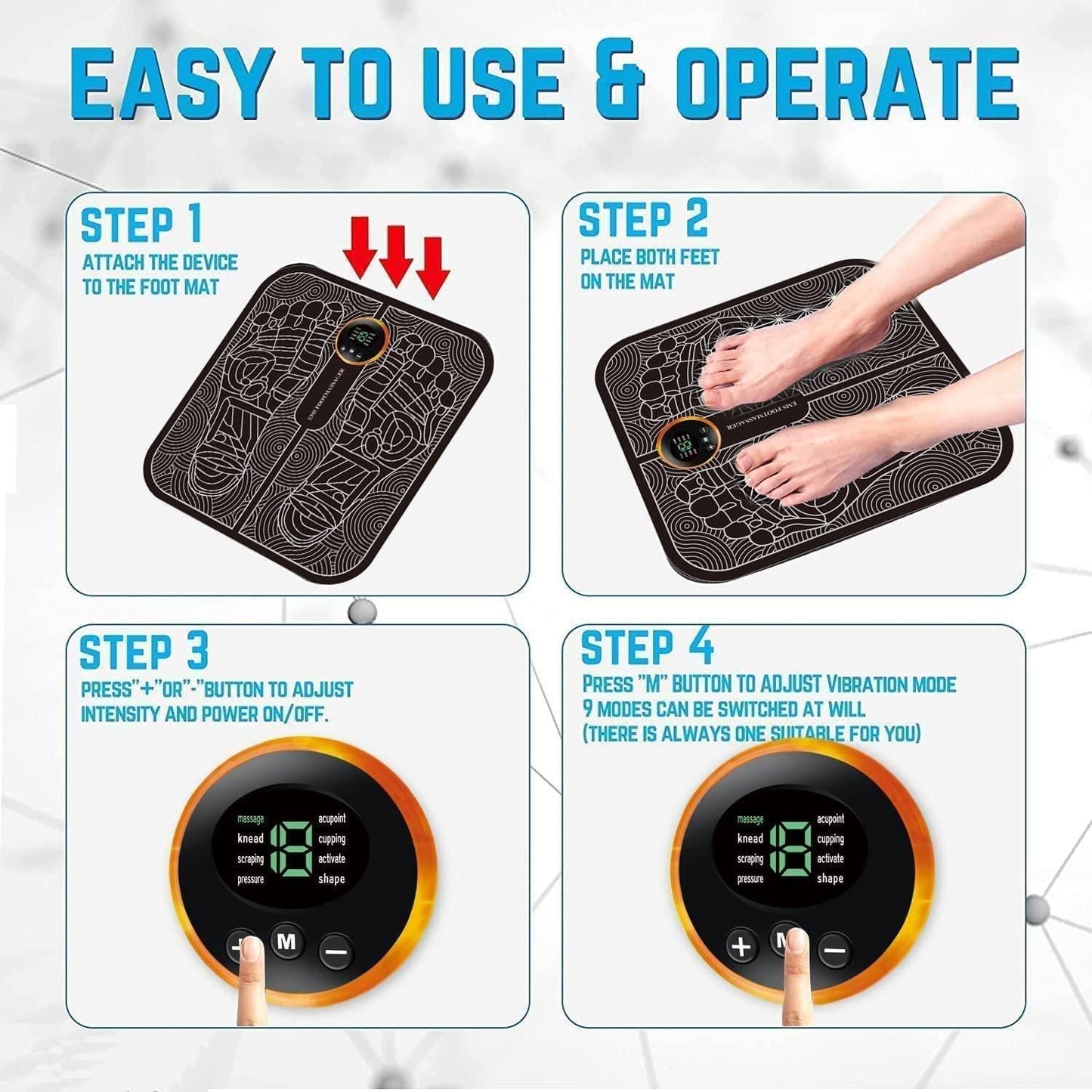 EMS Foot Massager & Pain Reliever