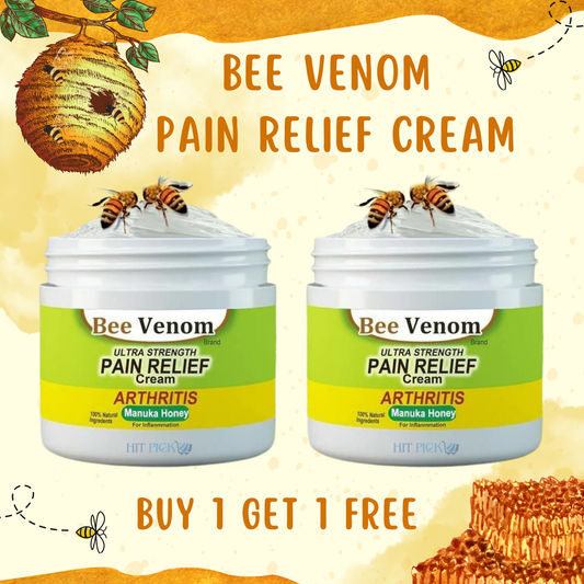 Bee Venom Joint and Bone Therapy Cream (BUY 1 GET 1 FREE - 100 Gm Each)