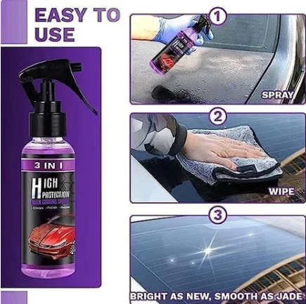 3 in 1 High Protection Car Coating Spray (Buy 1 Get 1 Free)